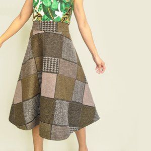 Vintage Rust brand knee length skirt